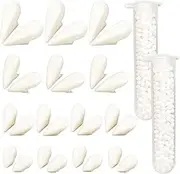 14 Pairs Vampire Teeth Costume 4 Size Fangs Fake Teeth with 2 Teeth Pellets