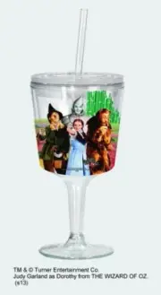 Wizard of Oz Characters Insulated Acrylic Wine Goblet [16805] OoP by Spoontiques
