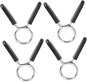 KITANDOVE Barbell Buckle Professional Barbell Collars Weight Spring Clip Barbell Spring Clip Standard Barbell Collars Convenient Barbell Clamps Dumbbell Handles Black Abs Plastic