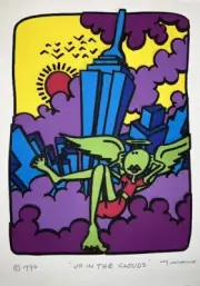 “Up In The Clouds” By Robert Turano 3-D Lithograph