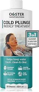 Bio Ouster 3in1 Weekly Cold Plunge Water Treatment - Cold Plunge Cleaner, Clarifier, Softener - Water Stabilizer for Cold Plunge, Ice Bath Cleaner, Cold Plunge Accessories, Ice Bath Accessories (32oz)