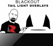 Rtint Tail Light Tint Overlay for Honda CR-Z 2011-2016 - Blackout Smoke (for: Honda)
