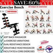 6 In 1 Home Gym Abdominal Machine Six Pack Care Ab Rocket Workout Exercise Bench