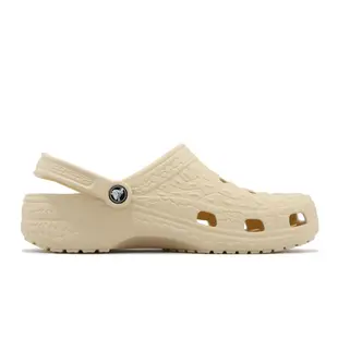 Crocs 涼拖鞋 Classic Crocskin Clog 男女鞋 米 香草色 鱷魚紋 克駱格 卡駱馳 206873108