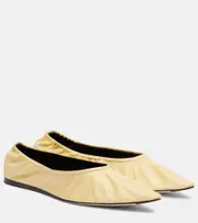[The Row] The Row Liisa leather ballet flats AU 8 yellow