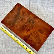 Amboyna Burl Wood Pen Blanks Knife Scales Turning Blank 10 1/8" x 6 1/8" x 3"