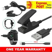 USB Charging Charger Cable Clip for Garmin Forerunner 35 230 235 630 645 735XT