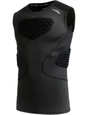 Youth Baseball Chest Protector Padded Shirt Rib Heart Guard Sternum Protectio...