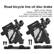 Line Pulling Oil Pressure Calipers Hydraulic Disc Brake Road Bike Brake Set Part