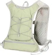 koolsoo Women Men Running Vest Outdoor Sports Bag Reflective Strap Rucksack Hydration Vest Hydration Backpack for Cycling Camping