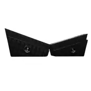 Black 900x230x440mm Checker Plate Tapered Under Tray Tool Box Light Weight