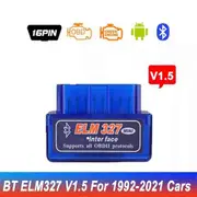 Bluetooth ELM327 Latest Version V2.1 V1.5 Auto OBD Scanner Code Reader Tool Car Diagnostic Tool Super MINI ELM 327 For Android V1.5 For 1992-2021