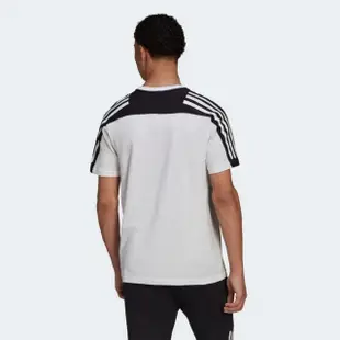 【adidas 愛迪達】運動服 短袖上衣 男上衣 短T 白 M FI 3S Tee(HK2285)