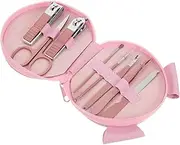 Healeved Professional Nail Clippers Set 8-piece Manicure Tool Kit Travel Size Nail Grooming Tool Set