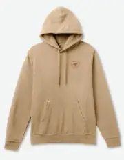 BRIXTON Men’s Boswell Pullover Hoodie Sand Large NWT
