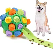Snuffle Ball for Dogs – Interactive Chew Toy & Treat Dispenser, Portable Puzzle Toy to Encourage Natural Foraging Skills