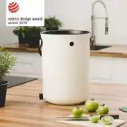 Bokashi Composting Bin, Easy Odor-free Kitchen Composter 2.5 Gal + Bokashi