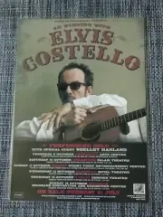 ELVIS COSTELLO - 2009 Australia Tour - Laminated Promo Poster