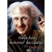 PRINCESS BRIDE HAVE FUN STORMIN' DA CASTLE ATA-BOY MAGNET NEW