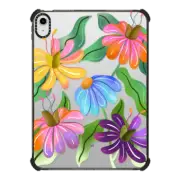 iPad 10.9-inch (10th gen) iPad Impact Case Funky Flowers by Illustrated By Charlie