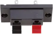 1x 2 Way Terminal Block for Speaker Loudspeaker Push Button Connector