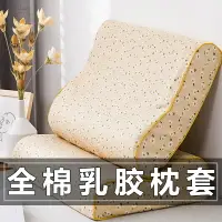 在飛比找樂天市場購物網優惠-乳膠枕套記憶枕頭套純棉全棉卡通一對拍二夏季單人兒童50*30