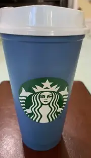Starbucks Holiday Winter 2021 Color Changing Reusable Hot Cup Teal To LightGreen