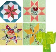 Quilting Patchwork Sewing Template Hoshi Stars 8'' Matildas Own