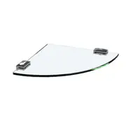 Emro GLCCP Tempered Glass Corner Shelf Chrome 230mm