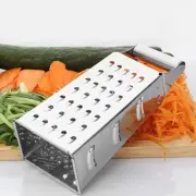 Stainless Steel 4 Sided Multi Box Cheese Fruit Vegetables Grater Kitchen Tools