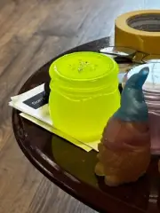 Yellow Nick Nack Pot Or Honey Storage Pot