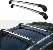 2Pcs Roof Bars Compatible for XPeng G9 5 Door SUV 2022-2024 (Flush Rails) Aluminum Alloy Side Bars Cross Rails Roof Rack Luggage Carrier(C1)
