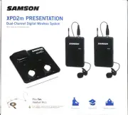 XPD2m Dual Channel Digital Wireless Presentation System 2404-2476 MHz