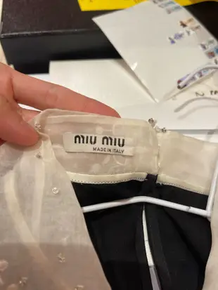 Miu miu 雪紡上衣 全新