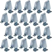 EMSea 20Pcs 16mm Metal Interior Trim Panel Lining Spring Clips Vehicle Interior Upholstery Retainer Fasteners Auto Replacement Parts