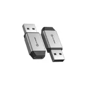 O-Alogic Ultra Mini USB 3.1 (Gen 1) USB-A to USB-C Adapter Male to Female