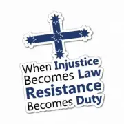 When Justice Becomes Law Sticker Aussie Car Flag 4x4 Funny Ute
