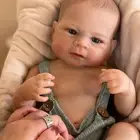 Elijah 19'' Full Body Soft Silicone Vinyl Boy Doll Realistic Newborn Baby Gift