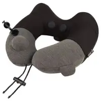 在飛比找Yahoo!奇摩拍賣優惠-TravelMall 3D手動保健按摩充氣枕/頸枕