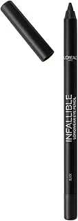 L'Oreal Paris Cosmetics Infallible Pro-Last Waterproof Pencil Eyeliner, Black, 0.042 Ounce,1 Count