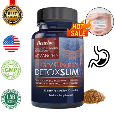 Senna and Licorice Root Blend-Clean, Detox and Slimming Metabolism Capsules