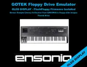 GOTEK Floppy Drive Emulator w/FLASHFLOOPY & OLED DISPLAY for ENSONIQ ASR-10