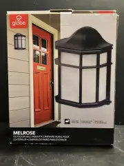 Globe Electric Melrose Outdoor Wall Mount Lamp