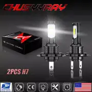 2x H7 Xenon White LED High Low Beam Headlight Bulbs For Smart Forfour 2005-2007 (for: Smart)