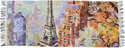 [AIXIWAWA] Art Eiffel Women's Pashminas Scarf, Shawls Wrap Lightwight Tassel for Evening Dress Dinner Party, Multicolor