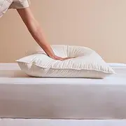 Hungarian Goose Down Feather Pillow - European Size | Luxuriously Soft, Supportive, and Breathable Sleep Comfort