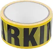 ERINGOGO 1Roll Self Adhesive Warning Tape No Parking Marking Tape for Home Office and Outdoor Use Tear Resistant Multi Functional Barrier Tape for Safety Signage