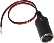 12V Socket Cable Cigarette Lighter Plug Auto Adapter Female with Free End Wire