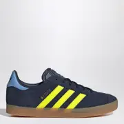 [adidas Originals] Gazelle Night Indigo/Solar Yellow/Light Blue Sneaker 4 UK Blue
