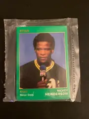 1990 STAR BASEBALL RICKEY HENDERSON GOLD FACTORY SET (ONLY 1500 MADE) MINT